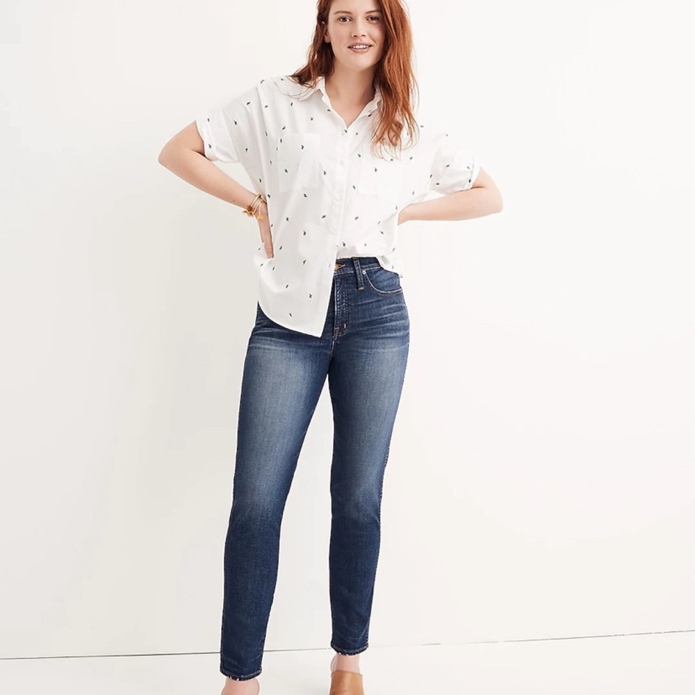 𝅺MADEWELL NWT Slim Straight Jeans in William Wash Style # G7205